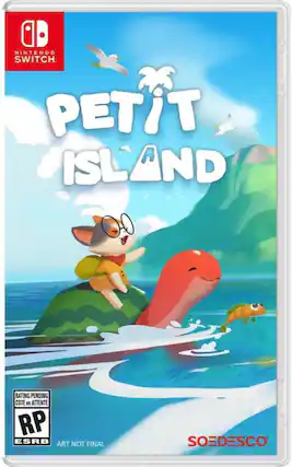 NINTENDO SWITCH
PETIT ISLAND
RATING PENDING
COTE en ATTENTE
RP
ESRB
ART NOT FINAL
SOEDESCO - E (Everyone)