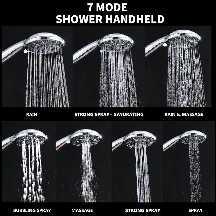 Valve Box Rain Boyel Living Tool Free Shower Combo 7 Spray 1.8GPM Chrome - Best Buy