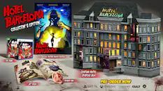Hotel Barcelona Collector's Edition
Ajx Howard Gwendolyn Walker Benicio Lucas
Hotel Barcelona
The Game
Hotel Barcelona
24x36 Vintage Movie Poster
Hotel Barcelona
Art Book
Bloody Ear
Custom Hotel Display Box
Pre-Order Now
PS5 Xbox One
Nighthawk Cult Interactive
The Game
Art Book
Bloody Ear
Custom Hotel Display Box
Not Final