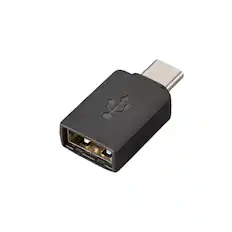 Front. HP - Poly Voyager 4310 USB-C Adapter - USB Type A, USB Type C - Wired/Wireless - Bluetooth - 164 ft - 20 Hz - 20 kHz - Black.