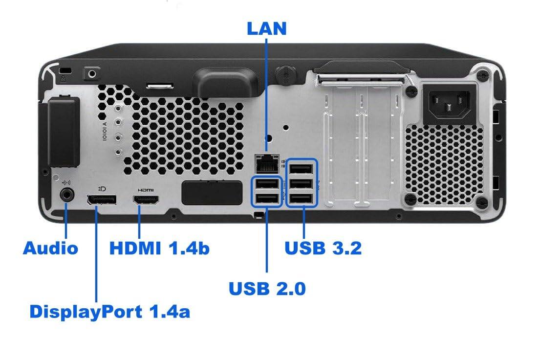 LAN  
Audio  
HDMI 1.4b  
DisplayPort 1.4a  
USB 3.2  
USB 2.0