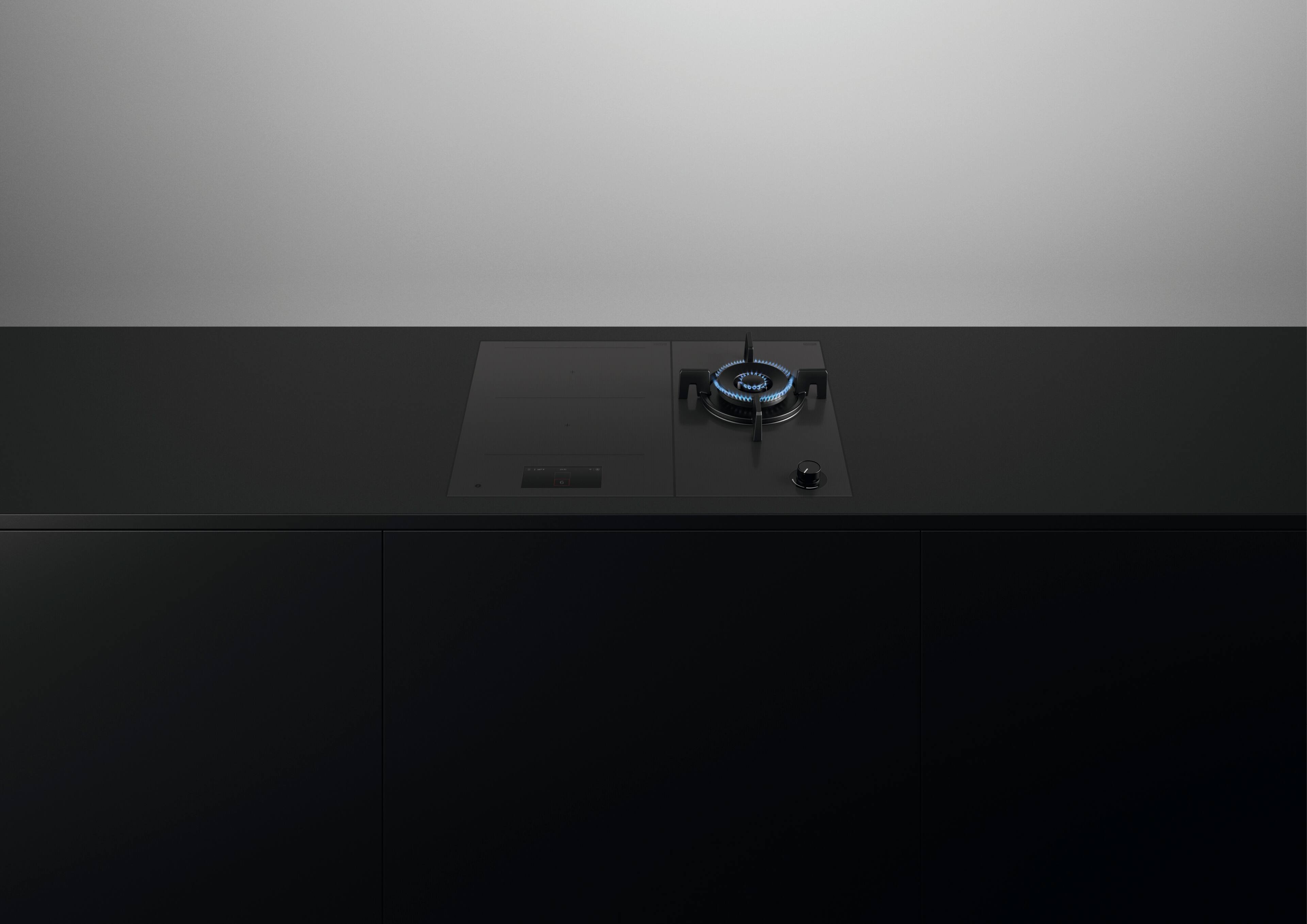 Alt View 12. Fisher & Paykel - 15-in Gas on glass modular cooktop with 1 burner LPG - Black.