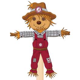 Fan Creations - Alabama Crimson Tide 12" Scarecrow Yard Stake - Multicolor