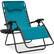 Front. Best Choice Products - Best Choice Products Oversized Zero Gravity Chair, Folding Outdoor Patio Recliner w/ Cup Holder - Peacock Blue - Peacock Blue.