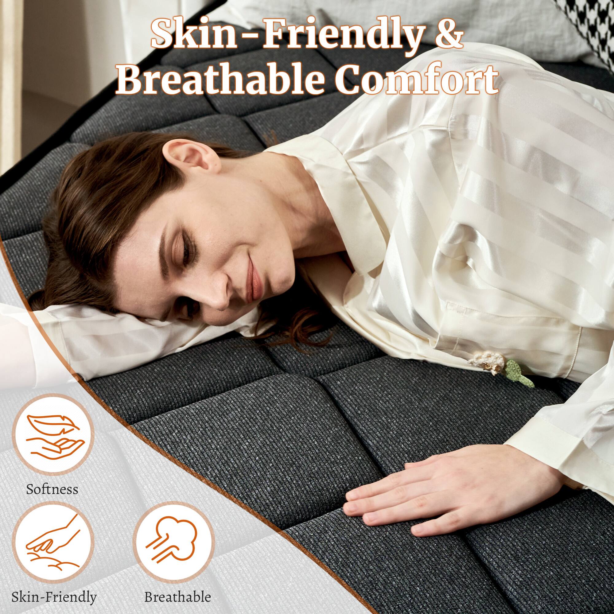 Skin-Friendly & Breathable Comfort  
Softness  
Skin-Friendly  
Breathable