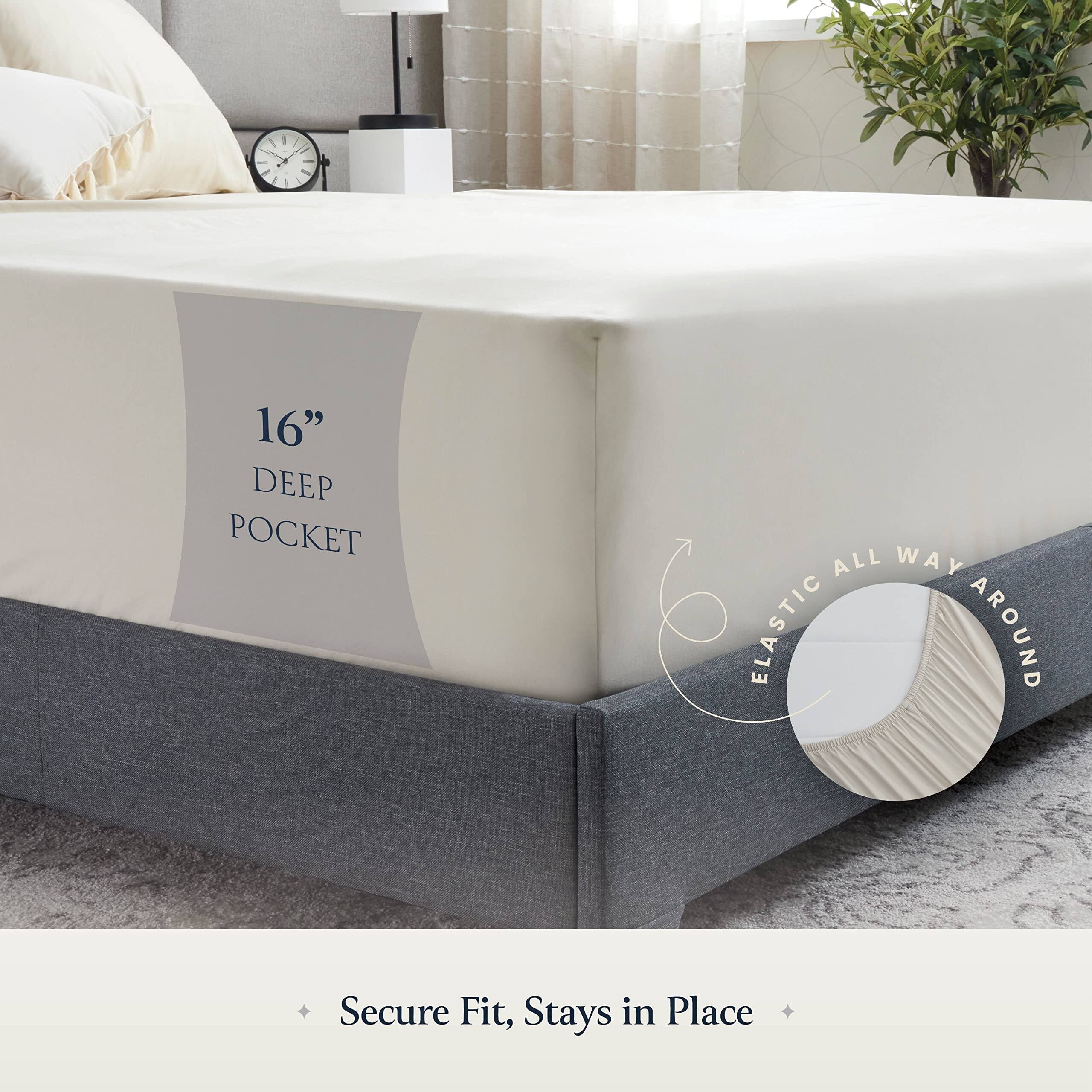 - 16" DEEP POCKET
- ELASTIC ALL WAY AROUND
- Secure Fit, Stays in Place