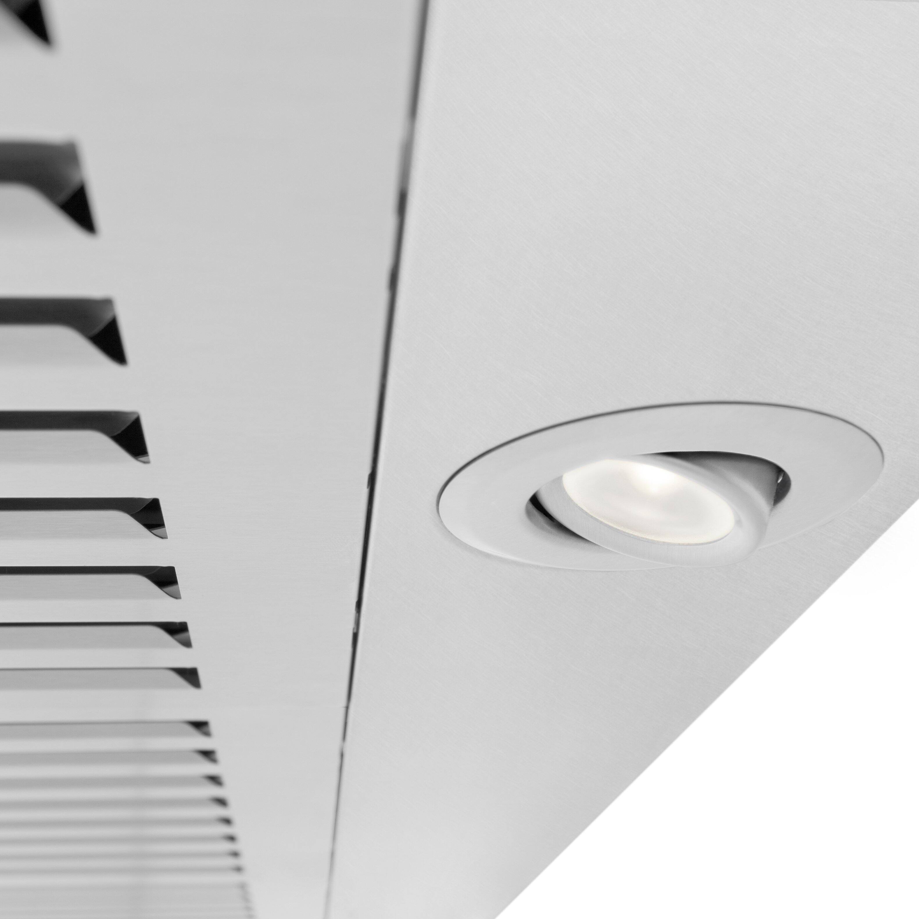 Alt View 1. ZLINE - ZLINE 30 in. Convertible Vent Wall Mount Range Hood in Satin Stainless Steel (8KL3S-30) - Satin Stainless Steel.