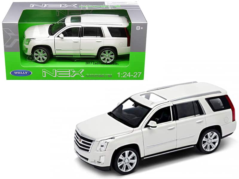 2017 Cadillac Escalade with Sunroof White 1/24-1/27 Diecast Model Car by Welly price history on PriceWatchPro