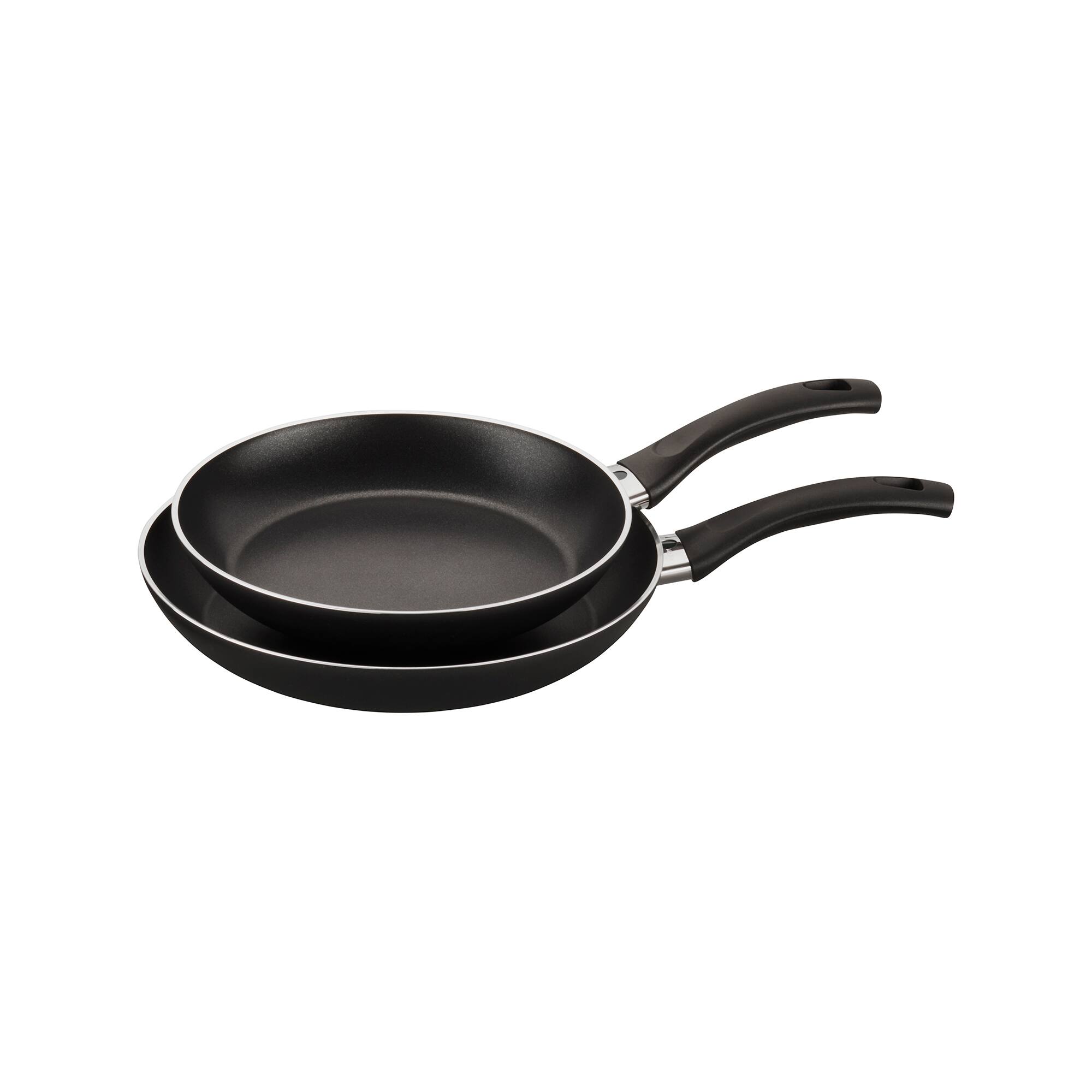 Front. Ballarini - Ballarini 10" and 12" 2pc skillet Pisa Forged Aluminum Nonstick - Black.