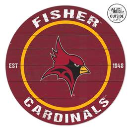 Jardine - St. John Fisher Cardinals 20" x 20" Indoor/Outdoor Circle Sign - Navy