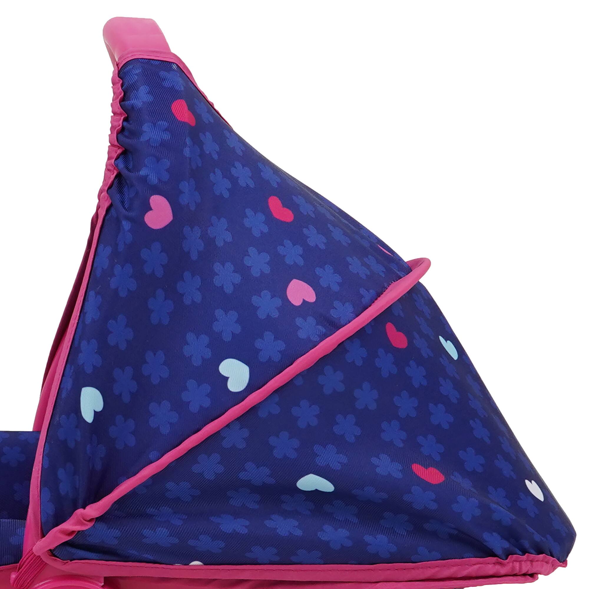 Back. 509 Crew - 509 Crew - Unicorn Baby Doll 3-In-1 Car Seat.