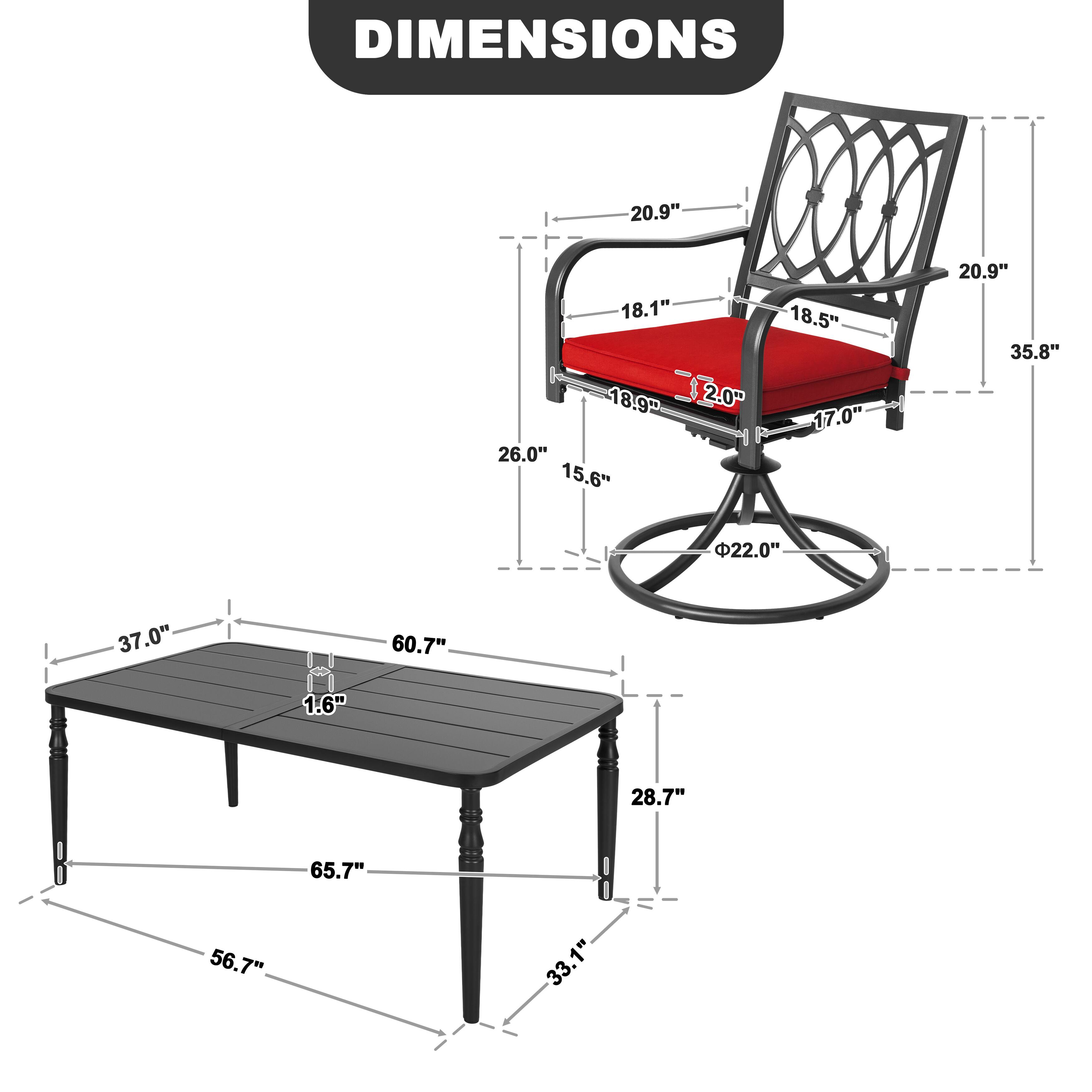DIMENSIONS  
20.9" 18.1" 18.9" 2.0" 2.0" 26.0" 15.6" 18.5" 17.0" 20.9" 35.8" 22.0" 37.0" 60.7" 1.6" 28.7" 65.7" 56.7" 33.1"