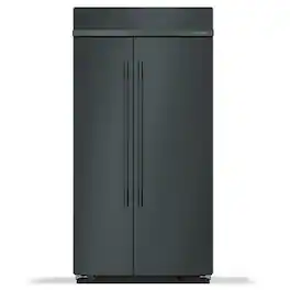 KitchenAid - 25.5 Cu. Ft. Built-In Side-by-Side Refrigerator with Platinum Interior - Juniper