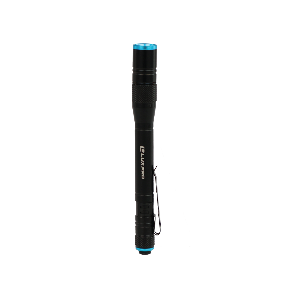 Front. LUXPRO - Dual Power Focusing Penlight - 500 Lumens - Black.