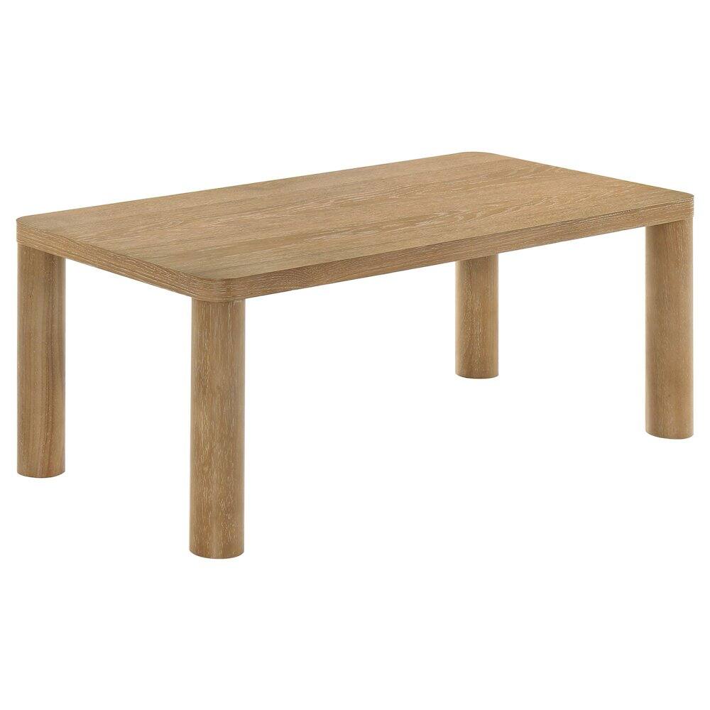 Alt View 1. Coaster Co. of America - Castlewood 2-piece Cocktail Coffee Table Set Light Oak - Light Oak.