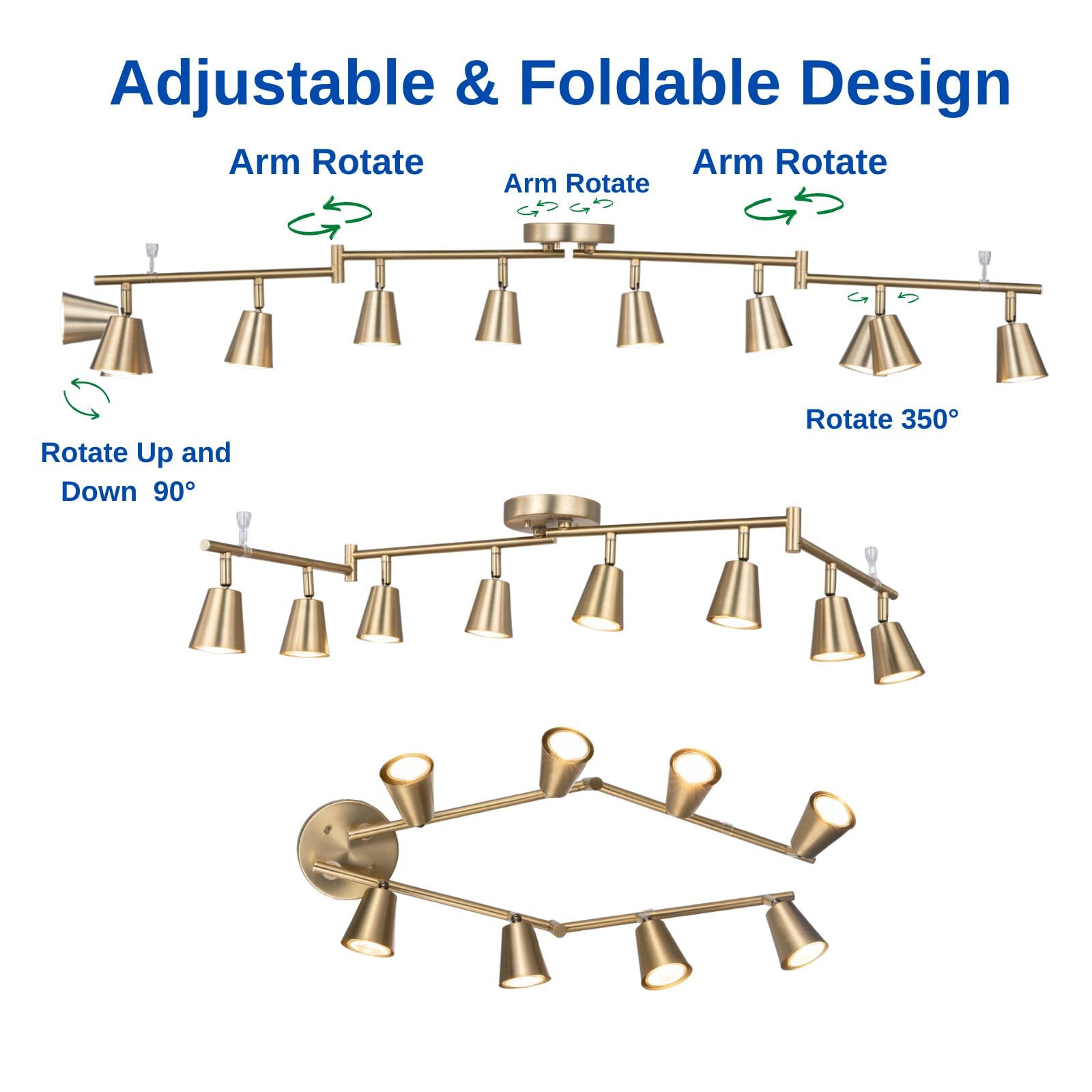 Adjustable & Foldable Design

Arm Rotate

Arm Rotate

Arm Rotate

Rotate Up and Down 90°

Rotate 350°
