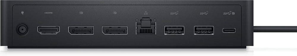Back. Dell - Universal USB-C Docking Station UD22 with HDMI DisplayPort Ethernet Cables Bundle - Black (Black).