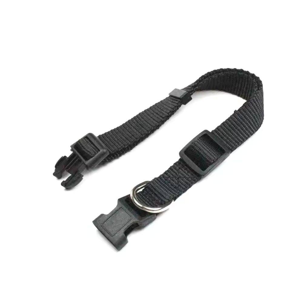 Front. Smart Pet Toys - Adjustable Braided Polyester Pet Collars - Blue and Black.