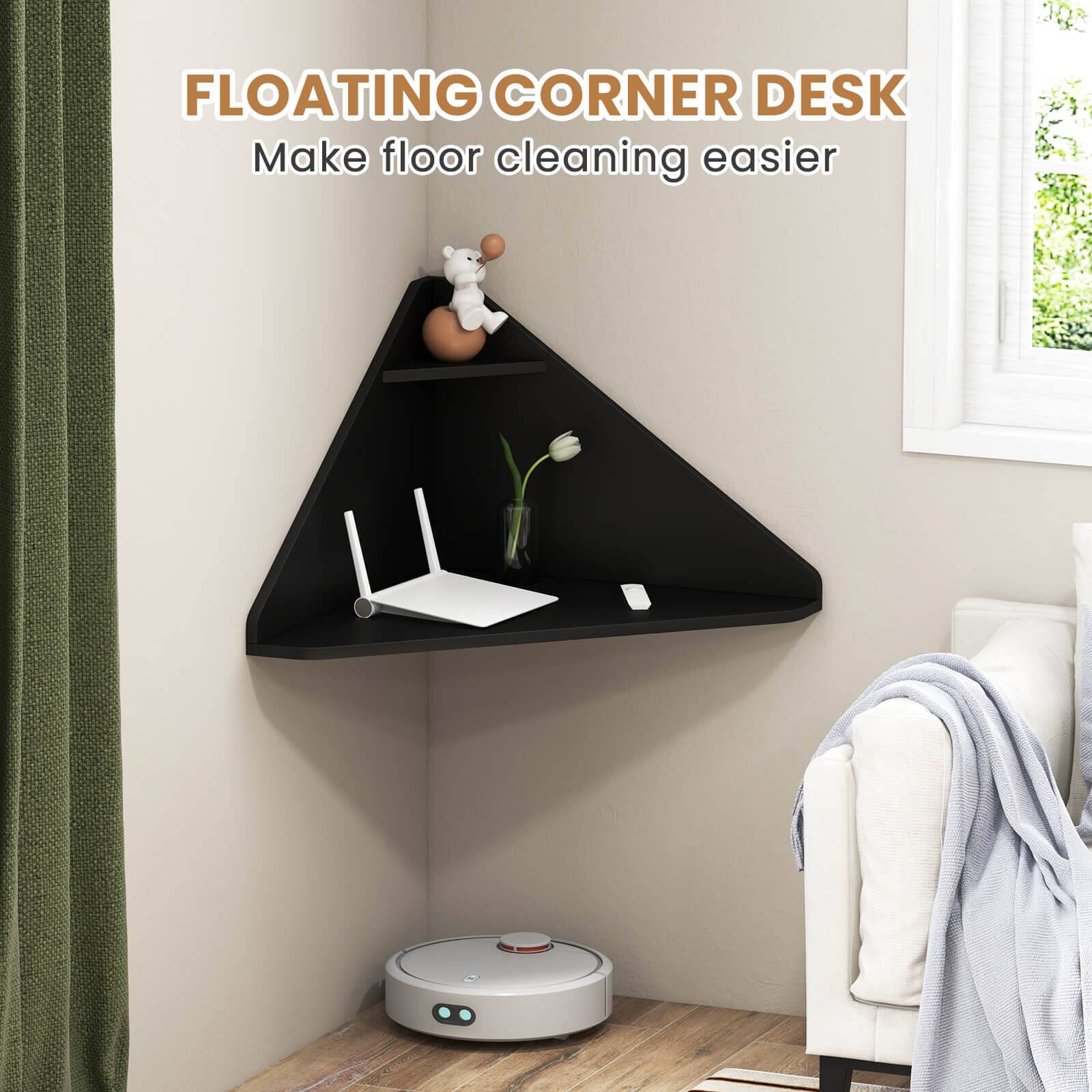 FLOATING CORNER DESK
Make floor cleaning easier