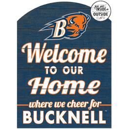Jardine - Bucknell Bison 16'' x 22'' Marquee Sign - Blue