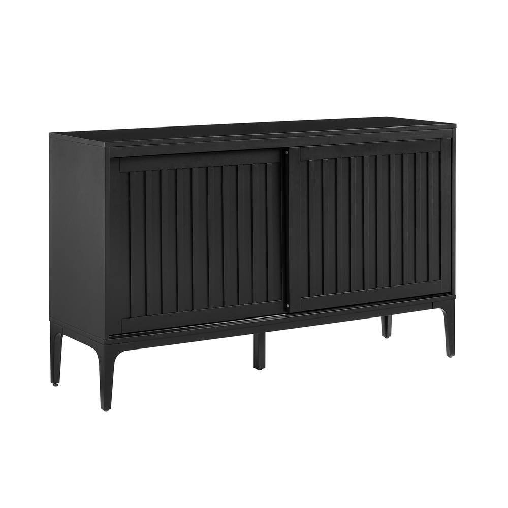 Alt View 1. Crosley Furniture - Asher Sideboard - Matte Black.
