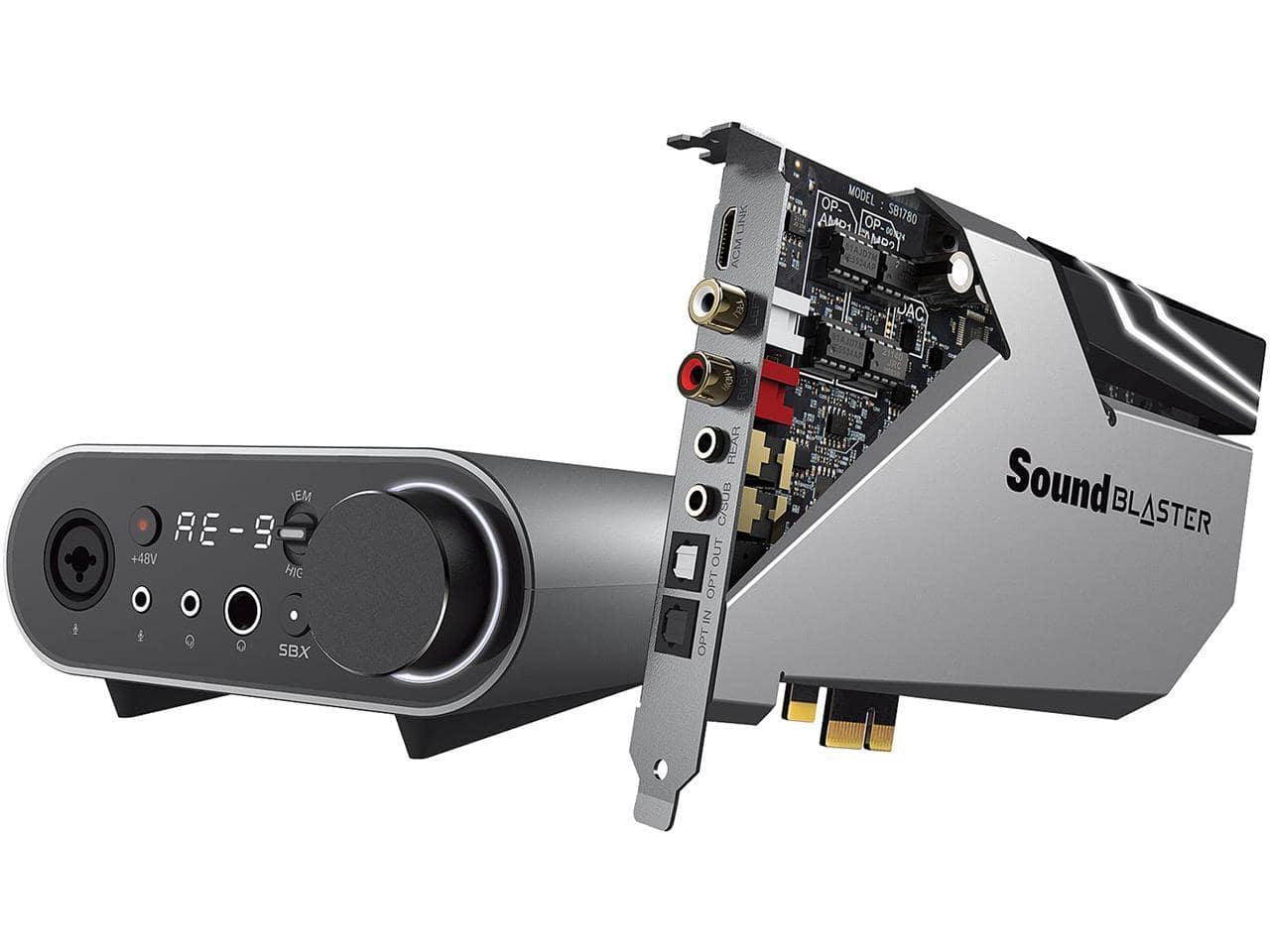 Creative Labs - Creative Sound Blaster AE-9 Sound Card (Metallic Gray)