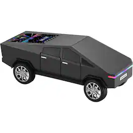 Max Power - Cybertruck Wireless Bluetooth Speaker with Front LED Lights - Black