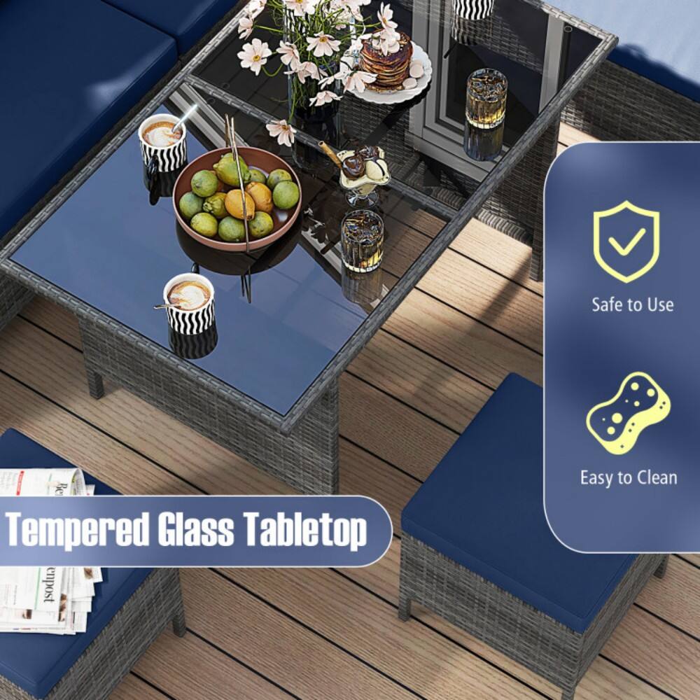 Safe to Use  
Tempered Glass Tabletop  
Easy to Clean