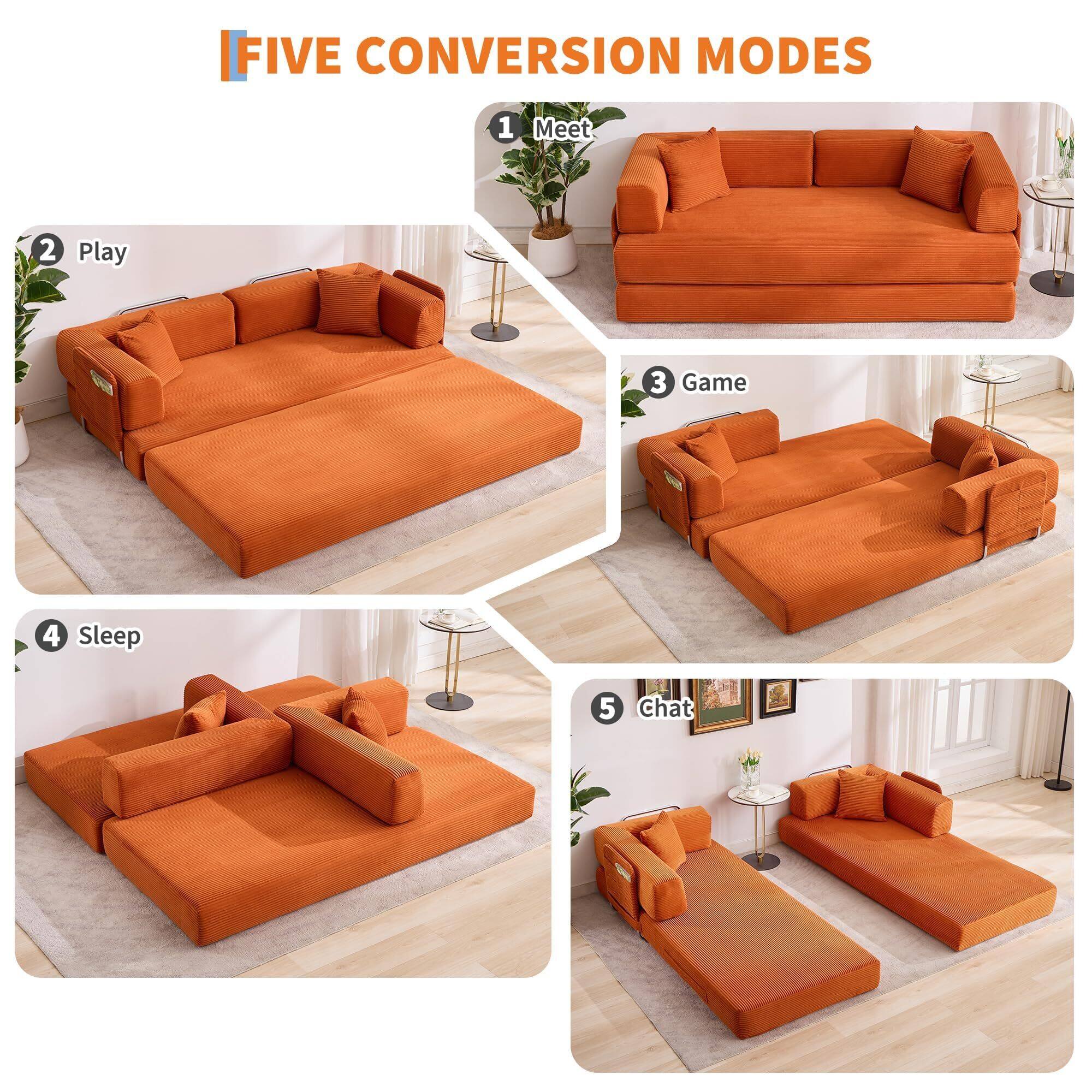 FIVE CONVERSION MODES

1. Meet
2. Play
3. Game
4. Sleep
5. Chat