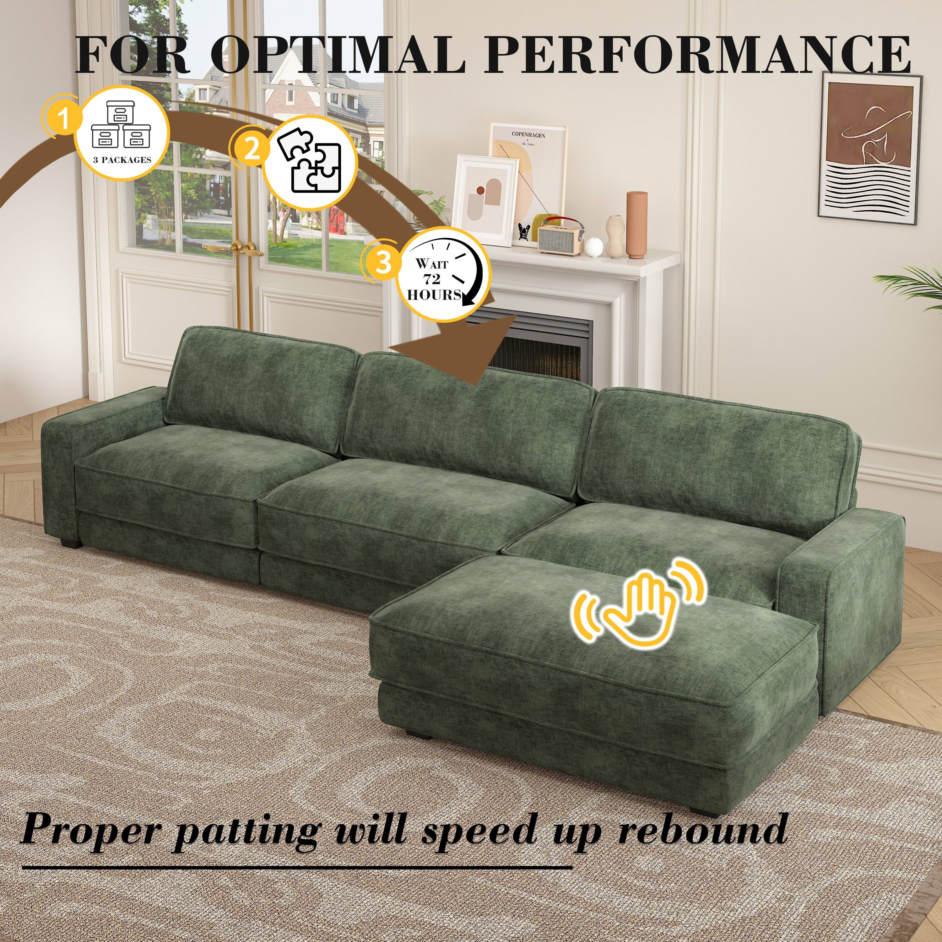 FOR OPTIMAL PERFORMANCE
1. 3 PACKAGES
2. 
3. WAIT 72 HOURS

Proper patting will speed up rebound