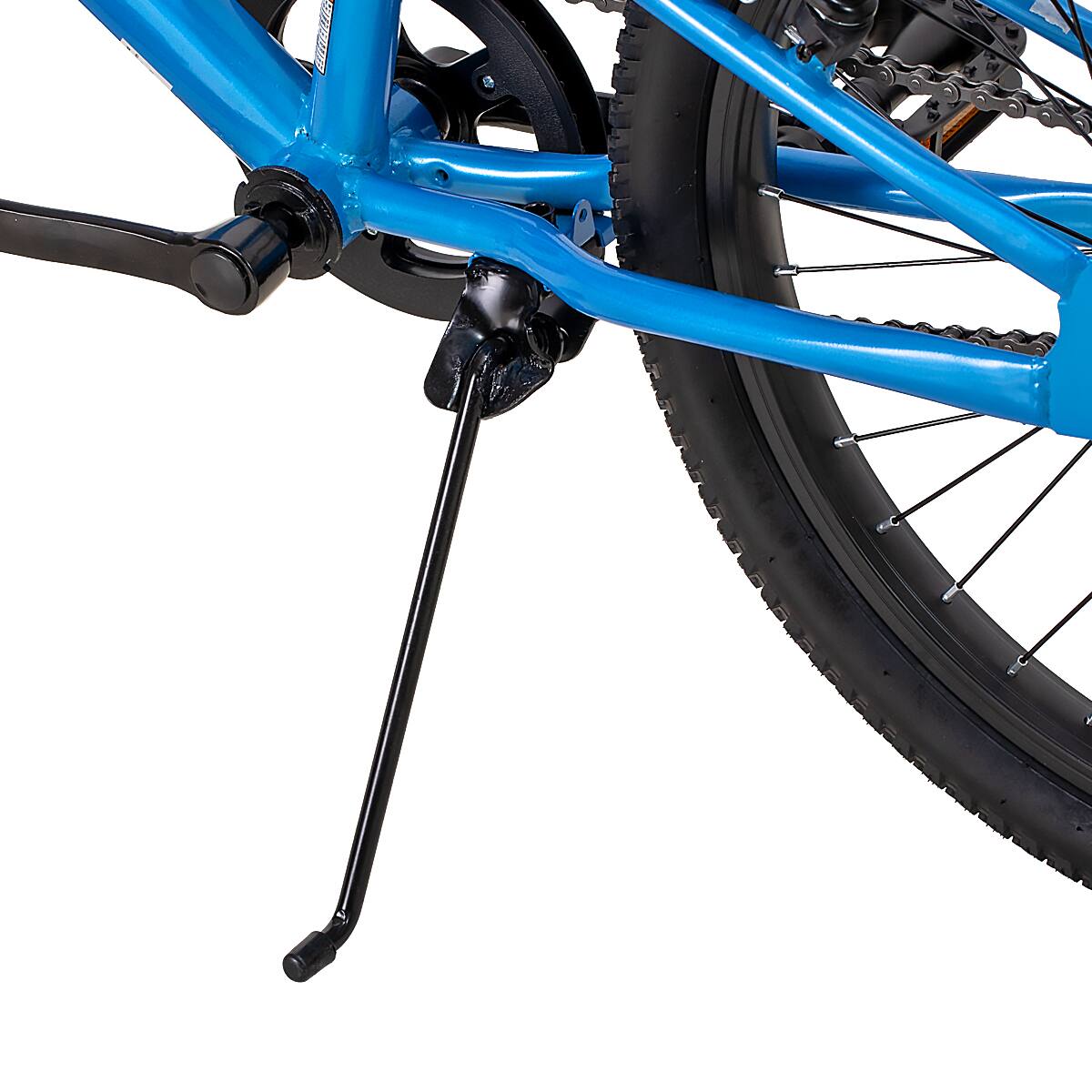 Alt View 5. HILAND - HILAND 20 Inch Kids Mountain Bike for Boys and Girls, Single Speed with Dual Handbrakes, Kickstand, Blue - Blue.