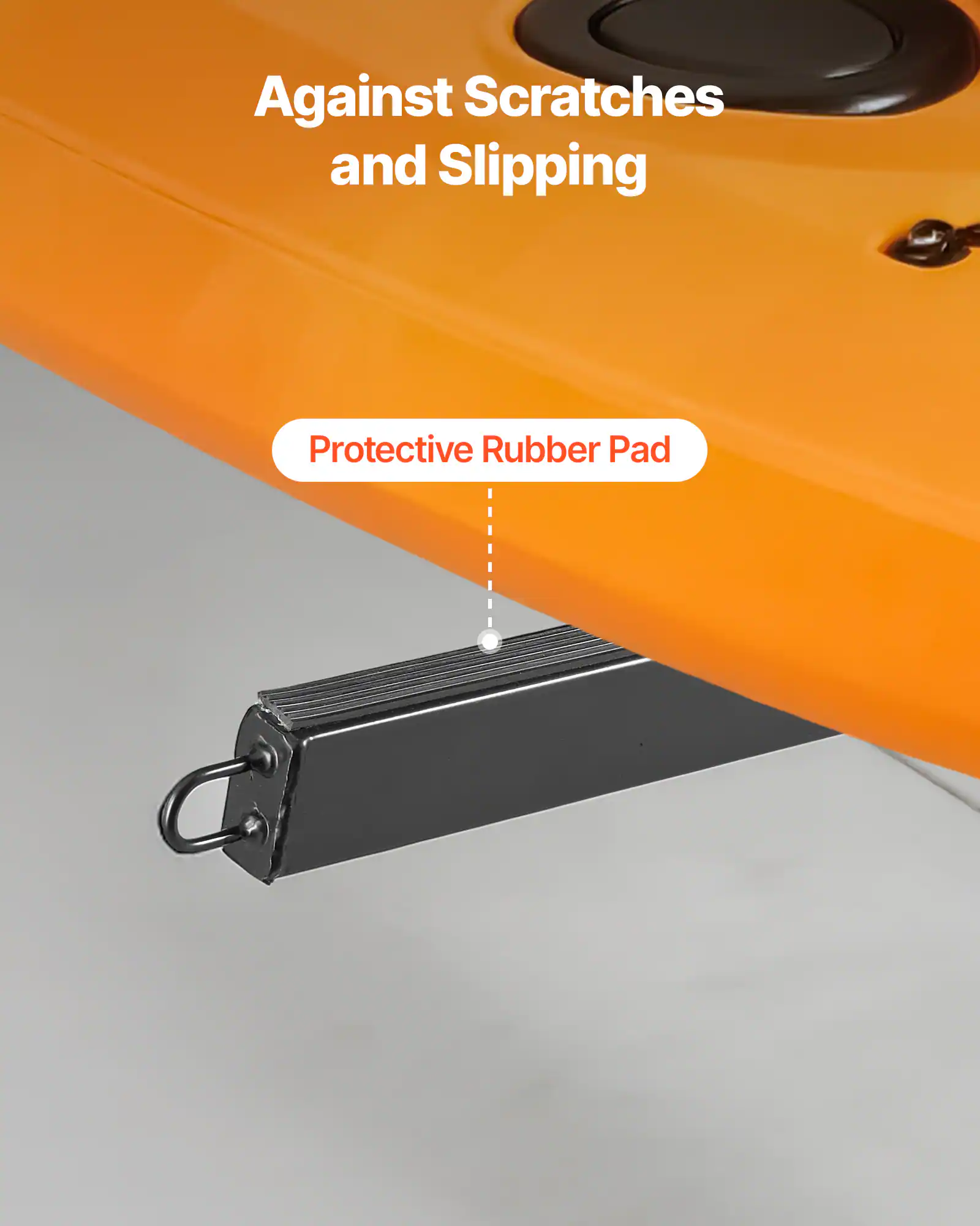 Against Scratches and Slipping

Protective Rubber Pad