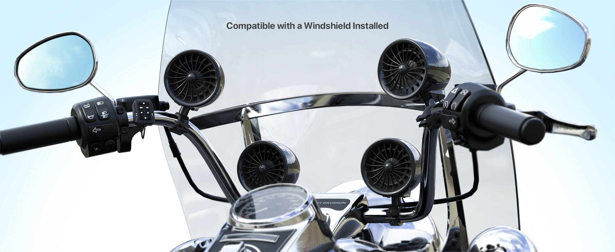 Compatible with a Windshield Installed