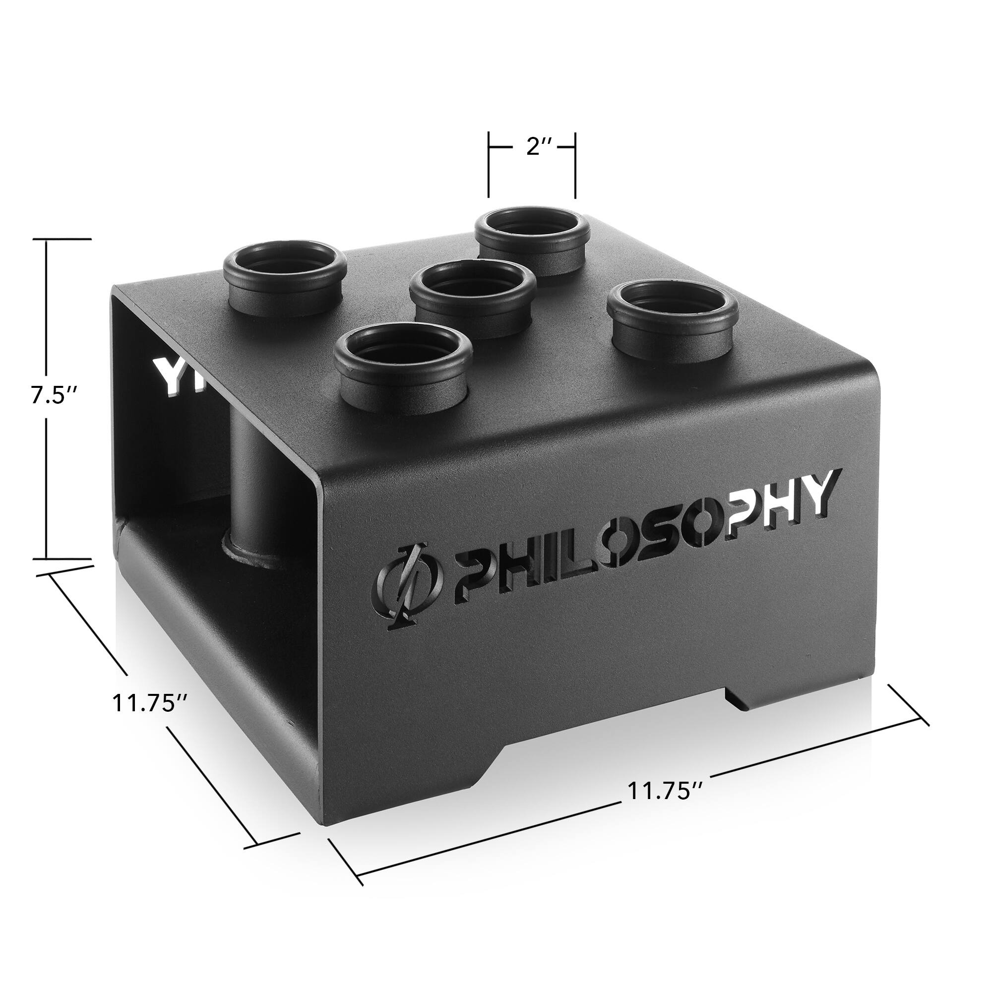 2"  
7.5"  
11.75"  
PHILOSOPHY  
11.75"