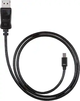 Accell - Refurbished Excellent - B143B-003B 3.28 Feet UltraAV Mini DisplayPort to DisplayPort 1.2 Cable - First End: 1 x Mini DisplayPort 1.2 Dig - Black