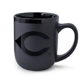 WinCraft - Cincinnati Reds 17oz. Black Tonal Ceramic Mug - Multicolor
