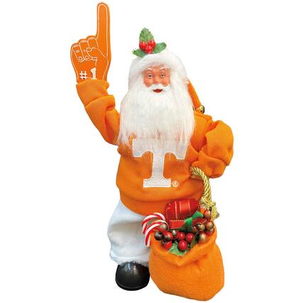 Front. Santa's Workshop - Tennessee Volunteers 12" Animated Musical Santa - Orange.