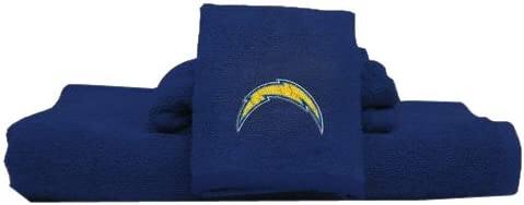 Alt View 1. Northwest - Los Angeles LA Chargers 3 PC Embroidered San Diego Bath Towel Gift Set - Multi.