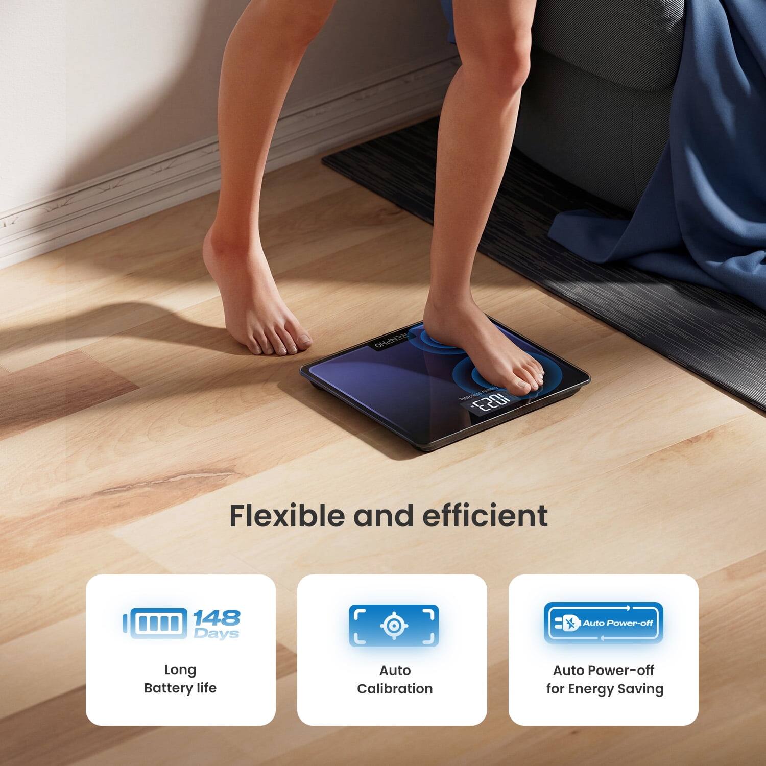 E2DI Flexible and efficient  
148 Days  
Auto Power-off  
Long Battery life  
Auto Calibration  
Auto Power-off for Energy Saving