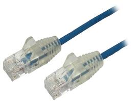 StarTech.com - StarTech N6PAT3BLS Cat6 3ft Blue Slim Ethernet Cable