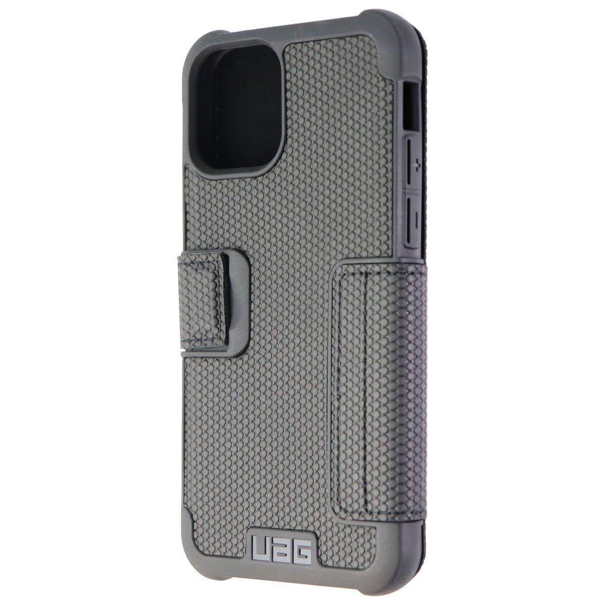 Front. Urban Armor Gear - Urban Armor Gear Metropolis Series Folio Case for Apple iPhone 11 Pro - Black - Black.