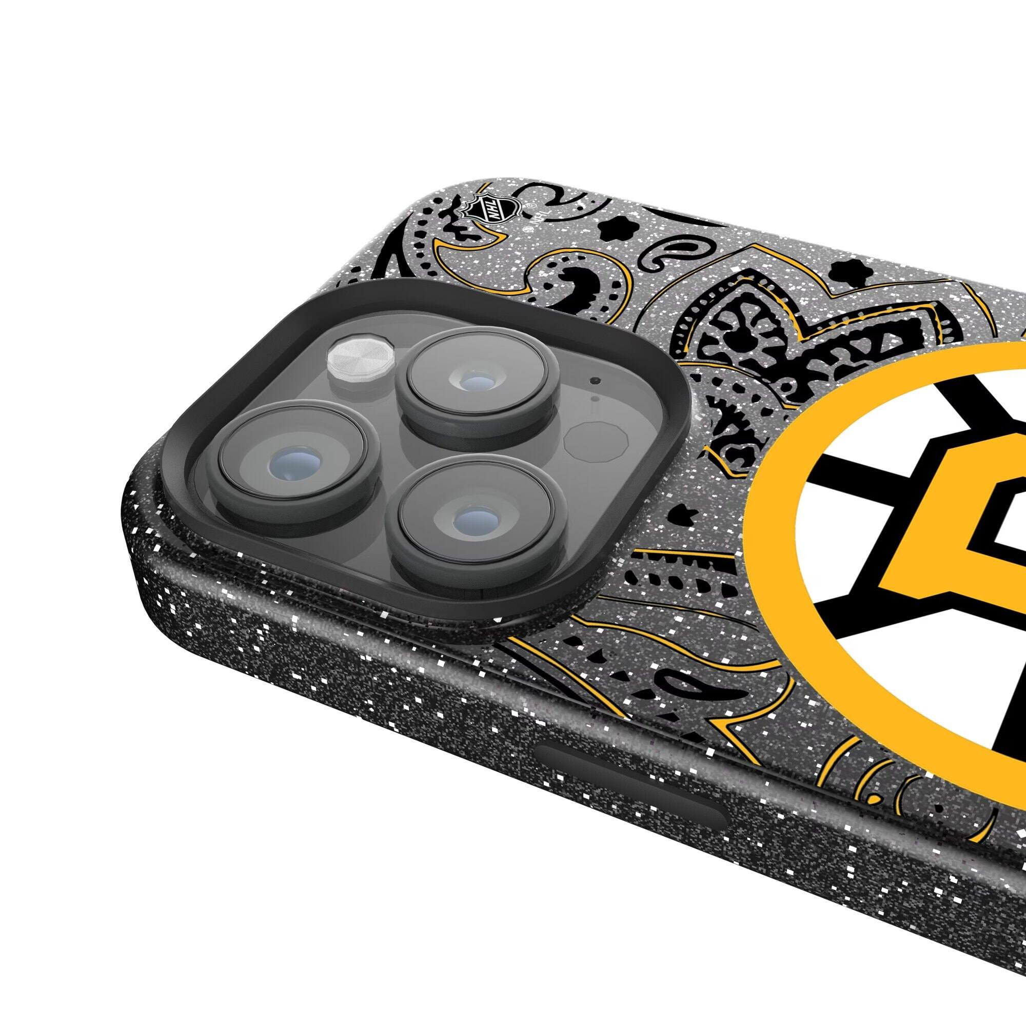 Alt View 3. Keyscaper - Black Paisley Bling iPhone Case - 16 - Black.