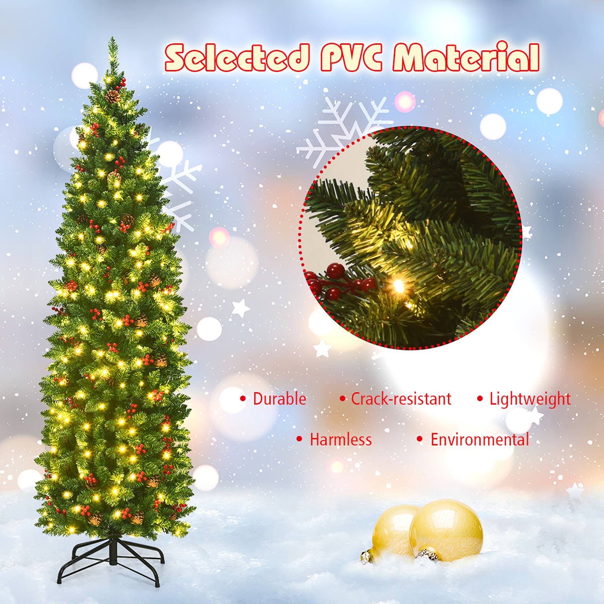 Selected PVC Material

- Durable
- Crack-resistant
- Lightweight
- Harmless
- Environmental