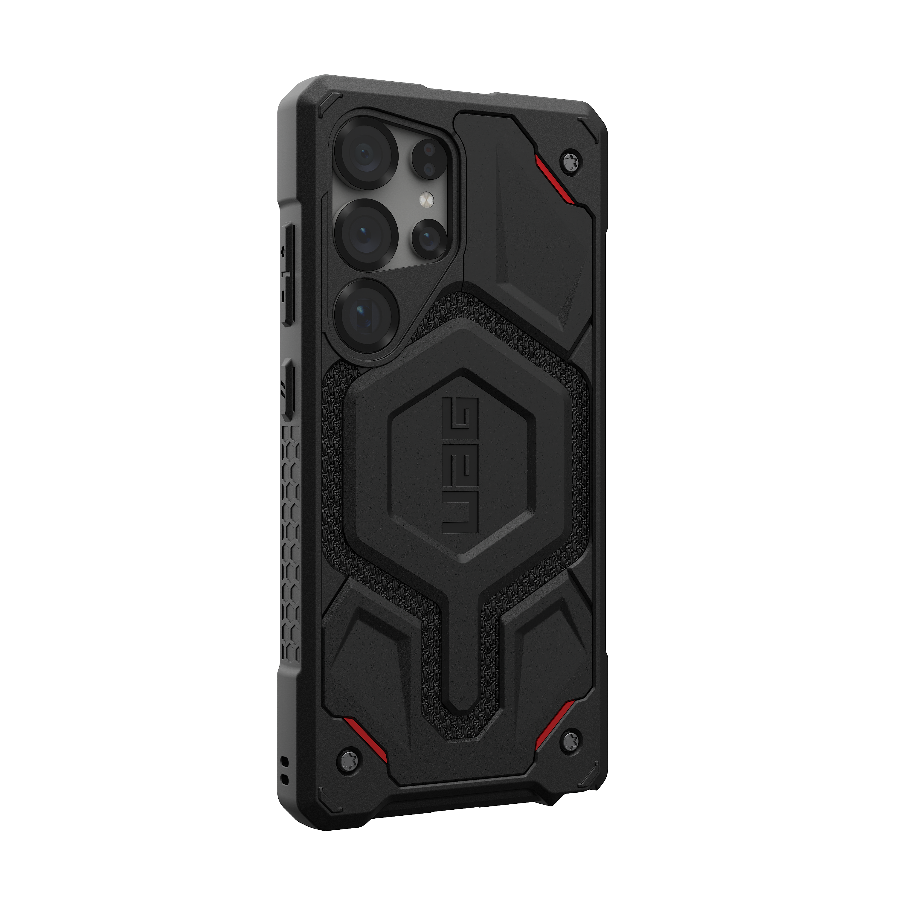 Alt View 2. UAG - Monarch Pro Series Case with Magnet for Galaxy S25 Ultra - Kevlar Black.