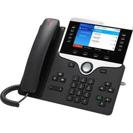 Cisco Consumer Products - Cisco 8861 IP Phone - Corded - Corded - Wall Mountable, Desktop - 10 x Total Line - VoIP - 5" - Enhanced User Connect - Black