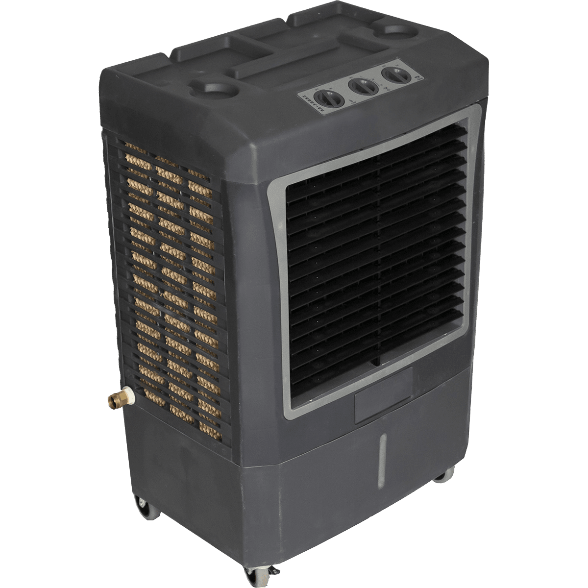 Alt View 2. Hessaire - Hessaire MC37V 3,100 CFM Portable Evaporative Cooler - Dark Gray.