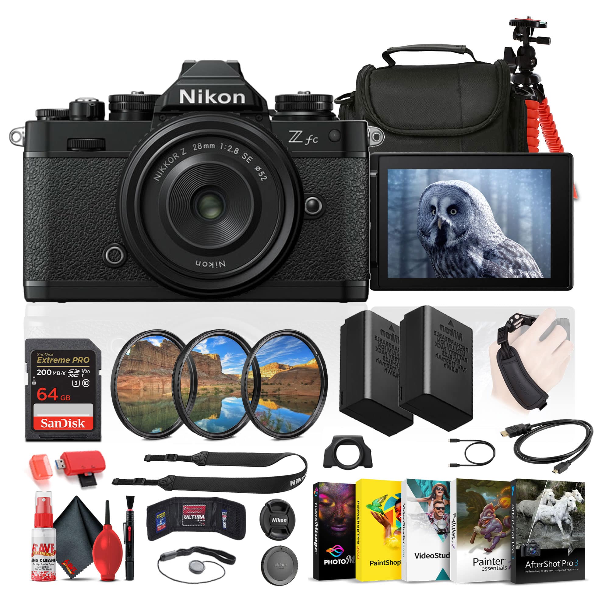 Nikon Z fc DX Format Mirrorless Camera with NIKKOR Retro Style Z
