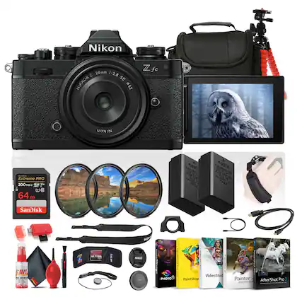 Nikon 28mm 1:2.8 Z SE NIKKOR 52 Zfc
Nikon SanDisk Extreme PRO 200 MB/s 64 GB
SanDisk SAVE
GRAN ULTIMA
FAA
2 CRLS
NINS NIRON PRETE
C | . I RtR 1
VideoStud
PaintShop
Painter
AfterShot Pro essentials
