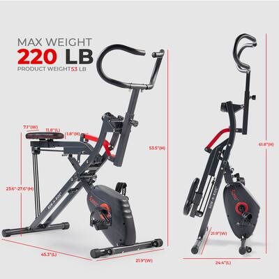 Sunny Health & Fitness Smart 2 in 1 Upright Row N Ride® Squat Sunny Health & Fitness Smart 2 in 1 Upright Row N Ride® Squat