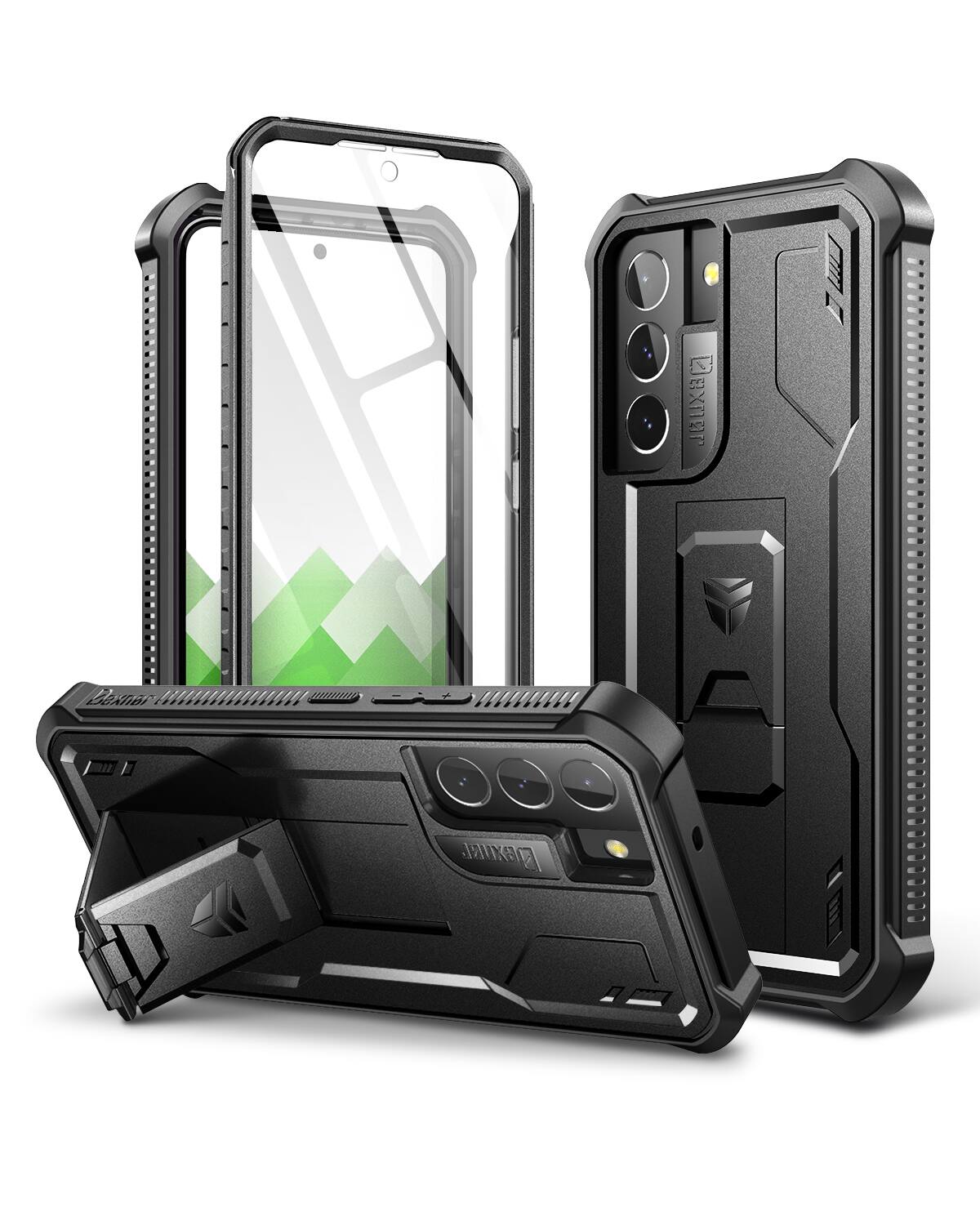 dexnor - Case for Samsung Galaxy S22 5G Heavy Duty Military Grade Protection Shockproof Protective Cover - Black price history on PriceWatchPro